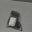 OYOANGLE Women's 2 Piece Satin Lingerie Silk Bralette Triangle Bra and Panty Thong Set (Medium, Black)