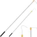 Cagaloi Cargo Grabber Reach Retriever Tool 30-inch - 75-inch Adjustable Extensions.Versatile Heavy-Duty Truck Accessory for Pickup Truck Bed Hook bar with Comfortable Foam Handle and Two Long Hooks