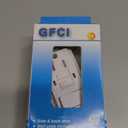 GFCI Outlet, Tamper-Resistant GFI Receptacle with LED Indicator, Self-Test Ground Fault Circuit Interrupter, Decorator Wall Plates and Screws Included, UL Listed, White (White, 12,5 A 1 Pack)