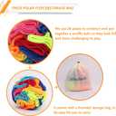 Ablechien Snuffle Ball - Snuffle Ball for Small Dogs, Interactive Dog Toys to Keep Them Busy, Puppy Dog Puzzle Toy with Storage Bag Machine Washable, Small