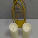 2 Pcs Lanterns Decorative Indoor, Set of 2 Gold Metal Candle Lantern Modern Farmhouse Lanterns Decorative for Home Decor, Mantle, Patio, Porch, Garden
