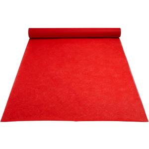 Juvale Red Carpet Runner for Party - Ceremony Entrance Decor with Red Party Carpet - Versatile Aisle Covering As Wedding Runner - Event Accent for Outdoor Decoration - 3' x 100', Polyester Low Pile
