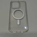 OtterBox iPhone 15 Pro (Only) Symmetry Series Clear Case - Stardust (Clear/Silver), Snaps to MagSafe, Ultra-Sleek, Raised Edges Protect Camera & Screens