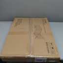 Dog Gate for Stairs,Foldable Dog Gate for Indoor Doorways House,Freestanding Pet Gates for Dogs,Doogie Puppy Fence Gate (3 Panel - 55 inches Wide, Black Walnut)