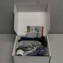 JONYJ Handheld Car Vacuum Cleaner, 16000PA Hand Held Vacuum Portable Cordless, 2 in 1 Air Duster and Vacuum Cleaner with LED Light, Multi-Nozzles, 120W High Power Mini Vacuum for Home, Pet, Office (Blue & Gold)