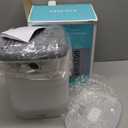 HAUTURE Bottle Sterilizer and Dryer, Esterilizador De Biberones, One-Dial Control Steam Baby Bottle Sterilizer for Baby Stuffs, Bottles & Breast Pump Accessories (White with click)