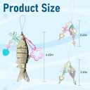 3 Pcs Realistic Fish Keychains for Fishing Enthusiasts Style Bag Charms Purse Accessories Gift Ideas for Men and Women