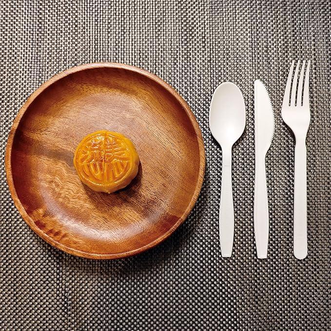 Biosmart Compostable Cutlery: 24 Count, White