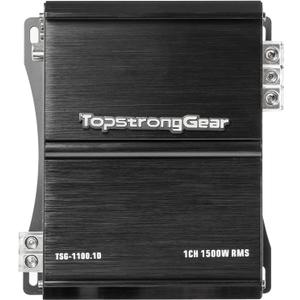 TOPSTRONGGEAR 1 Ohm 1500 Watts Class D Full Range Mono Block Amplifier, 1/2/4 Ohm Stable, Remote Subwoofer Control, Subwoofer Amplifiers
