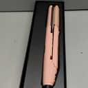 AINA Hair Straightener Brush, Flat Iron | Titanium Plates Dual Voltage Hair Straightening Curling Iron 2 in1 | Resolve Tangled frizz (Pink)