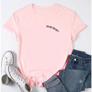 BLANCHES Plus Size Shirt Women Funny Letter Print Tops Cute Vacation Holiday Graphic Tees, 3XL