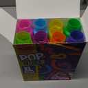 Nutty Toys Jumbo Pop Tubes - 8-Pack XL Sensory Toys - Creative STEM Learning for Kids - Connect & Pop! Top ADHD Autism Fidget 2026, Best Boy & Girl Easter Essentials & Easter Basket Stuffers Gift Idea