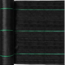 2.4oz-6.5FTx400FT Weed Barrier Landscape Fabric - Durable Weed Block Gardening Ground Cover Mat, Woven Geotextile Fabric for Underlayment, Commercial Driveway Stabilization, Weed Control Cloth