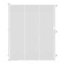 Reinforced 72" Extra Tall Pet Gate for Cat, Dog, Puppy & Baby, Jump-Resistant & Prevent Crawling Underneath Retractable Baby Gates, Fits 0-55" Width Safety Mesh Dog Gate, 6 Foot Extra Tall Cat Gate