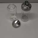 Aelga 12 OZ Glass Sugar Dispenser with Pour Spout, Weighted Pourer, for Coffee, Tea & Baking, Pack Of 2