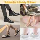 2 x Shoe Filler Inserts for Loose Shoe, 2 Pairs of Toe Cushions & Heel Pads for Women and Men, Perfect for Shoes Too Big, Comfort Inserts for High Heels, Leather Shoes(Beige)