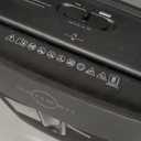 BONSEN Shredder for Home Office, 4 Gallons 8-Sheet Cross Cut Credit Card Shredder, Small Paper Shredder for Home Use, High Security Level P-4, ETL Certification (S3101) (Black)