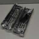 Magnetic Water Bottle Holder for Refrigerator, Cup Holder Organizer for Stanley and Tumbler for Kitchen, 4 Pack, Black