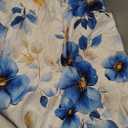 Large blue flower cover