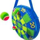 Franklin Sports Kids Dart Board - Inflatable Dart Ball Game with 3 Tennis Ball Self-Stick Darts - 20 X 20