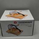 Zassenhaus Original Classic Adjustable Bread Slicer for Uniform Slices - Bread Slicer for Homemade Bread - 18/8 Stainless Steel Blade Sourdough Cutter - Gray, 11.75" x 8"