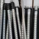 12 Pack Screw in Tent Stakes Heavy Duty-8 Metal Pegs for Ground, Drill in Camping Stake with Hex Head Driver, Spikes Puller, Protector/Stopper in Carrying Bag, for Hiking, Glow in Dark (luminous)