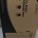 Massage-Mat, Detachable Neck Massager, Full Body Vibration Heating, Massage Pad with 10 Vibrating Motors and 9 Speed Settings for Home Office Use, Brown