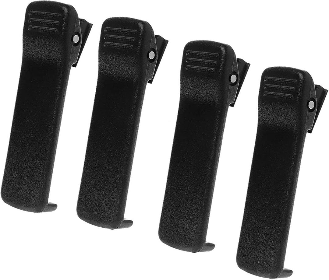 4Pack HLN8255 Belt Clip Compatible for Motorola DP1400 DEP450 PR400 CP200 CP200D CP200XLS CP040 CP140 CP150 GP3688 EP450 PMNN4251 NNTN4497 NNTN4970 NNTN4851