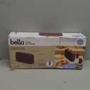 bella 2 Slice Slim Toaster, Fits-anywhere Kitchenware, 6 Setting Shade Control with Reheat & Cancel Buttons, Fits sourdough, 10 Long Slot, Anti Jam & Auto Shutoff, 900 Watt, Plum