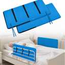 AOSSA Bed Rails Pads for Elderly Adults Bumper Bed Assist Railings for Seniors Guard Bars Safety Medical Side Rail Padding Pads Hospital Adjustable Half Rail Covers Cushion 31.5''x 14.2''x 0.8''