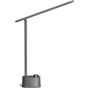 Honeywell HWT-H01 LED Desk Lamp Stepless Dimmable Table Lamp with USB A+C Dual Charging Port Eye-Caring Foldable Desk Light with 3 Color Modes for Home Office Bedroom Reading Study Sunturalux (Gray)