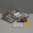 YASONIC Shower Caddy Corner, 3-Pack Adhesive Rustproof Stainless Steel Shower Shelves with Soap Holder, No Drilling Shower Organizer Corner for Dorm, Renters Bathroom, Black