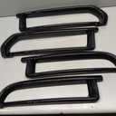 Exterior Front Grill Inserts Cover Trim Kit Center Grille Inserts Mesh Cover Compatible with Dodge Durango 2014-2020, Black