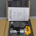 Cordless Compact Router Compatible with DeWalt 20V Battery (Bare Tool), 6 Variable Speeds Router Tool for Woodworking, 800W Fixed Base Wood Router