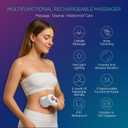VOYOR Electric Cellulite Massager, Body Sculpting Machine for Arms, Belly, Legs, Waist, Buttocks, 3 Strengths for Body Cleaning and Deep Tissue Cellulite Massage, IPX7 Waterproof & Cordless VRMM1-NEW