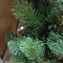 National Tree Company 7.5 ft Pre-Lit Downswept Douglas Fir Slim Artificial Christmas Tree, 350 Clear Lights, 796 Tips, Includes Stand, Green