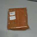 Boucle Decorative Throw Pillow Covers 18"x18" Set of 2  Modern Textured Pillowcases with Faux Leather Contrast Stripe, Neutral Accent for Couch, Bed, or Chair  Leather Brown