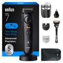 Braun Series 7 All-in-One Beard & Body Grooming Kit for Men, Cordless Trimmer, Hair Clippers & Shaver for Face, Hair & Body with Gillette ProGlide Razor, AIO 7535
