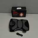 Upgraded PRO Red Light Therapy Knee Brace & 4 Vibration Massage - Rechargeable Controller, 660nm&850nm Red Light Therapy Heated Device for Knee/Elbow/Shoulder