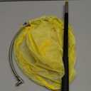 RESTCLOUD Bait Net and Fishing Landing Net with Telescoping Pole Handle Extends to 59 inches (Yellow)