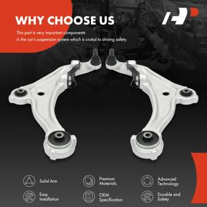 [Vehicle Fitment]: Compatible with Nissan Maxima 2009 2010 2011 2012 2013 2014 --- It Fits FWD Model Only [One-Step Solution]: This control arm ...