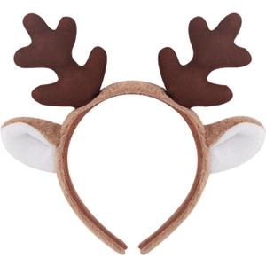 Christmas Reindeer Antlers Headband Deer Antlers Headband Deer Ears Headwear for Women Christmas