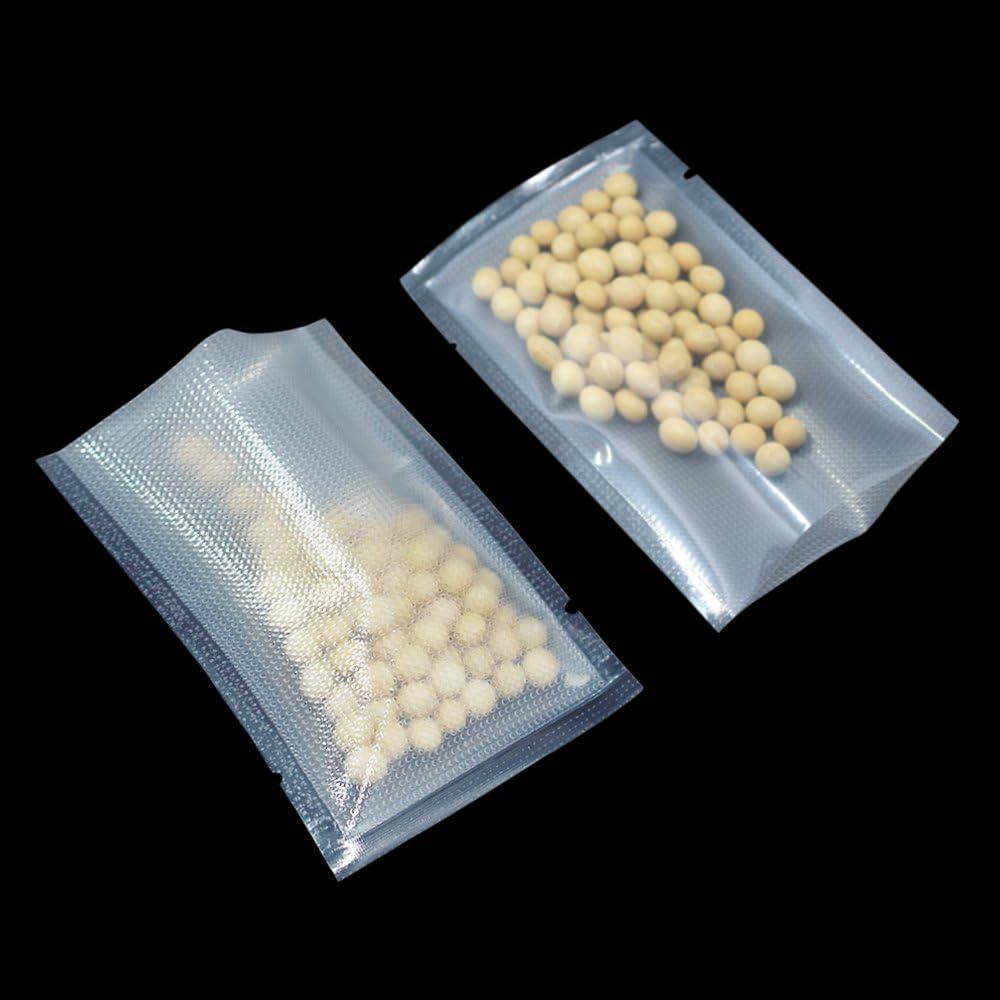 FERENLI 100 Pieces 3.9x5.9 inch (Usable Size 3.5x5.3 inch) Vacuum Sealer Bags for Food Storage Open Top Clear Plastic Flat Pouches Bulk Food Packaging Bags with Tear Notch FERENLI 100 Pieces 3.9x5.9 inch (Usable Size 3.5x5.3 inch) Vacuum Sealer Bags for Food Storage Open Top Clear Plastic Flat Pouches Bulk Food Packaging Bags with Tear Notch