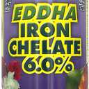 Grow More 0.2-0-0 EDDHA Iron Chelate for Greener Plants on Soils with pH of 7 or Above - 1lb of Water Soluble Chelated 6% Iron for Plants