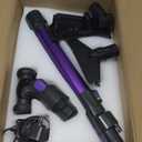 Cordless Vacuum Cleaner, 580W/48Kpa Vacuum Cleaners with 65 Min Runtime, Lightweight Wireless Vacuum with LED Headlights/Screen, wall mount, Removable Handheld Vacuum for Pet Hair/Carpets/Floors/Sofa