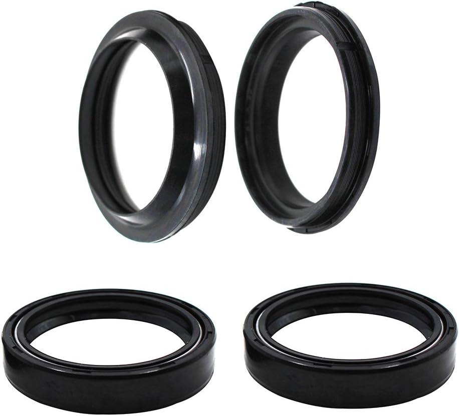 Road Passion 37x50x11mm Front Fork Oil Seal and Dust Seal Kit for Honda CB550SC Nighthawk 1982-1983 / CBR600F Hurricane 1987-1989 / CB750F Super Sport 1981-1982 / CB900C Custom 1980-1982