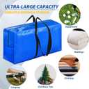 2 x 57 Gallon Extra Large Storage Bags, XXL Jumbo Large Moving Bags Heavy Duty, Storage Totes Moving Boxes Supplies for College, Foldable Duffle Bag for Travel, Christmas Tree Bag, 42x23x13.5inch - 2PACK