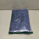 Yakamok Light Blocking Ombre Curtains, Room Darkening Thermal Insulated Gradient Color Curtains, Rod Pocket Window Drapes for Living Room/Bedroom (Blue and Greyish White, 2 Panels, 52W x 84L Inch)