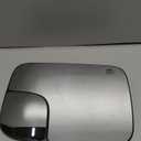 Heated Mirror Glass Right Passenger Side Compatible with Dodge Ram 1500 2500 3500 2005 2006 2007 2008 2009 Replace# 5161010AA With spotter mirror
