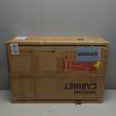 Keonjinn Brushed Nickel Medicine Cabinet for Bathroom, 16 x 24 Inch Medicine Cabinet with Mirror, Silver Stainless Steel Framed, Adjustable Shelves, Recessed or Wall Mount, Sturdy, Rounded Rectangle